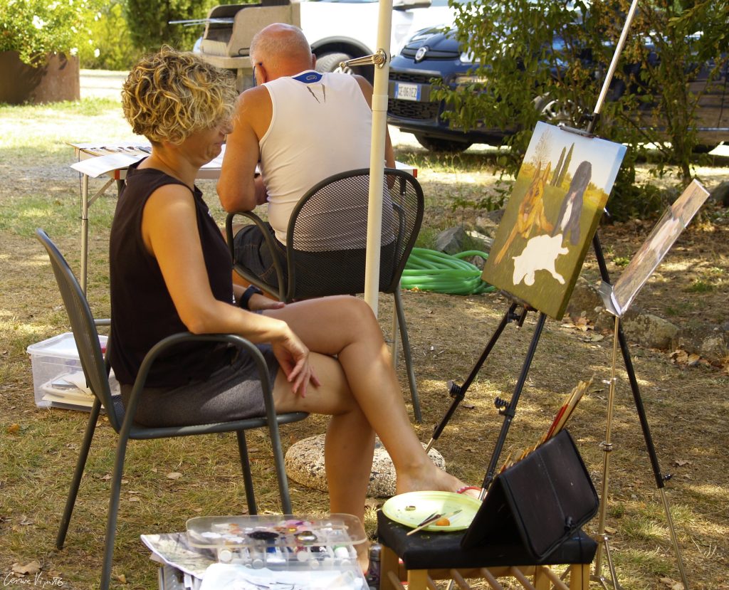 Workshop di disegno e pittura in toscana