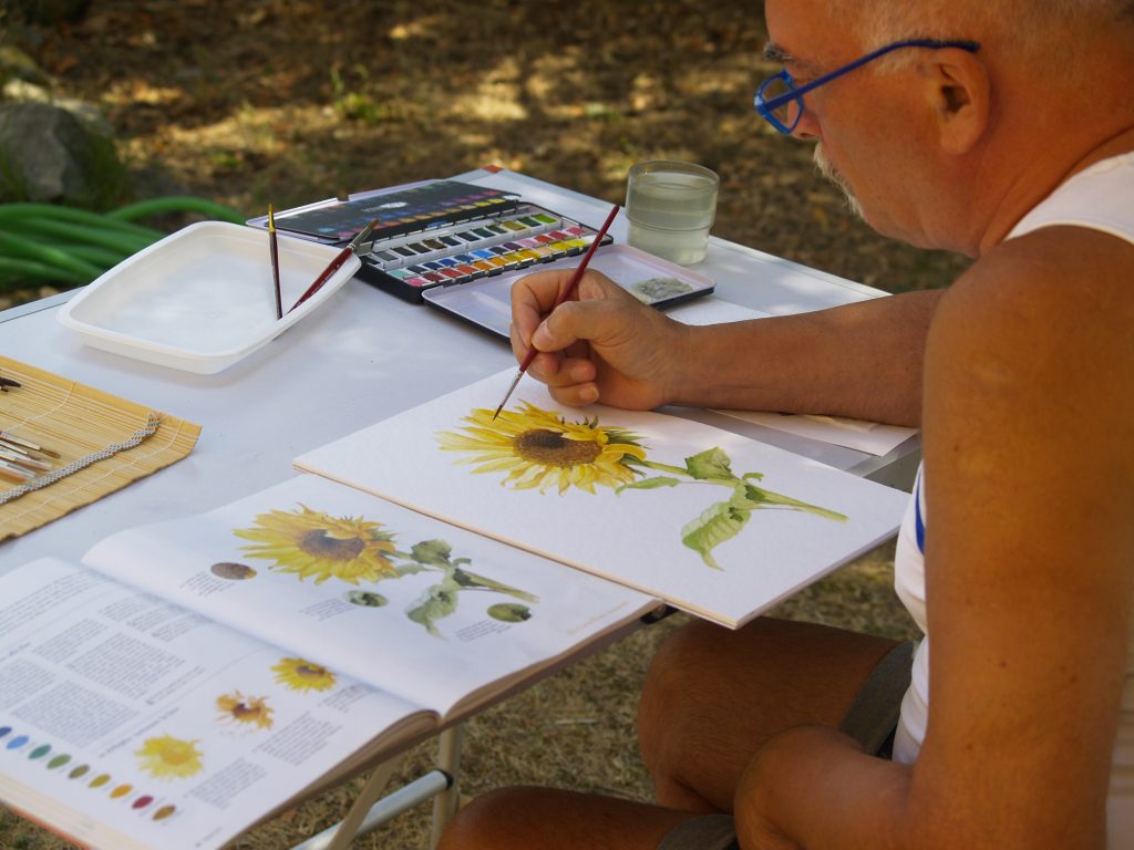 Workshop di disegno e pittura in toscana